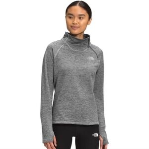 The North Face Canyonlands 1/4 Zip Gray Fleece Pullover Sweatshirt Women's Large